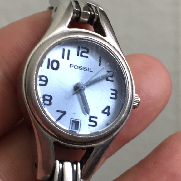 🖤FOSSIL silver & blue watch - Picture 13 of 15